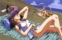 Relaxing at the beach