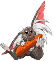 Ryo'Ohki with her favorite food!