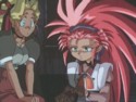 Working while Mihoshi is watching